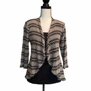 Roz & Ali Black/Cream Blazer